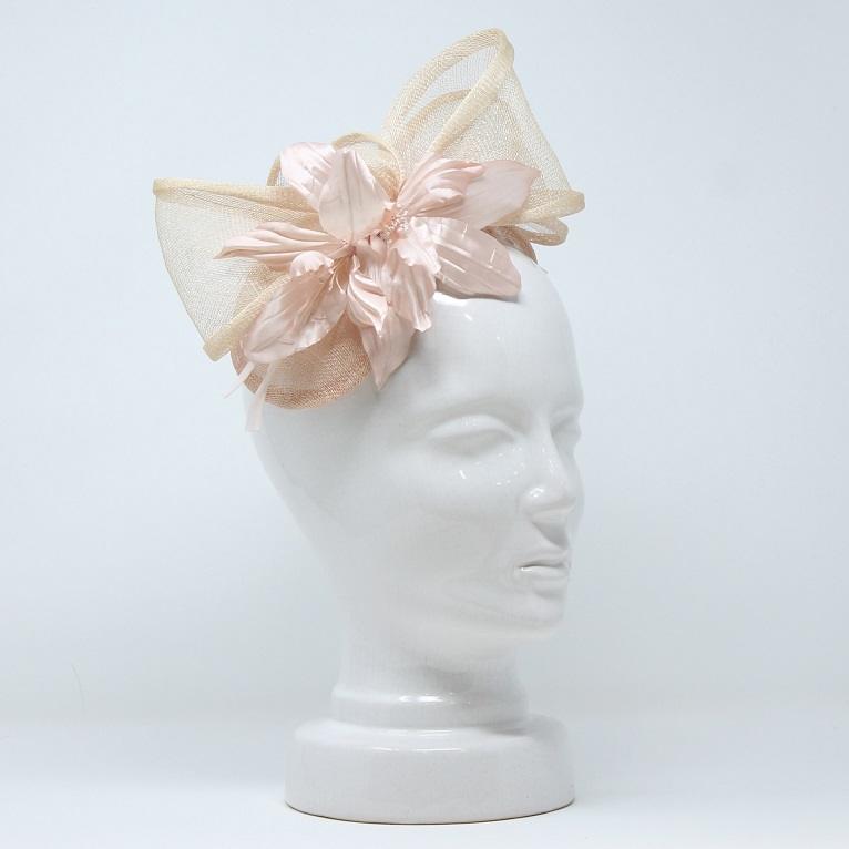 Wiener Modellhut, Fascinator aus Sinamay