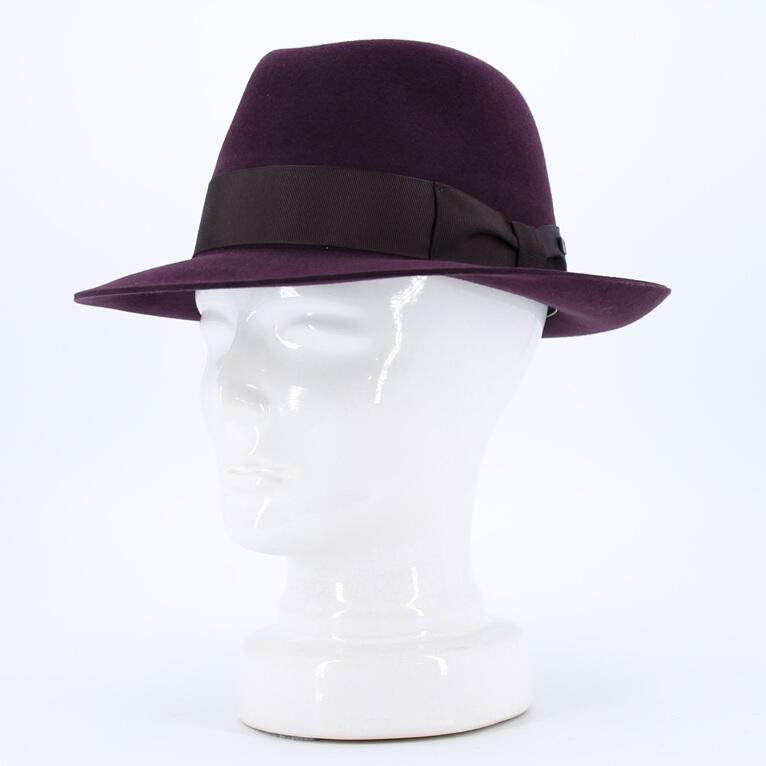 Guerra 1855, klassischer Fedora aus Haarfilz (Modell Roma)