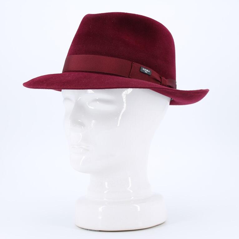 Guerra 1855, klassischer Fedora in Haarfilz (Modell Roma)